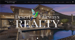 Desktop Screenshot of desertfairwaysrealty.com